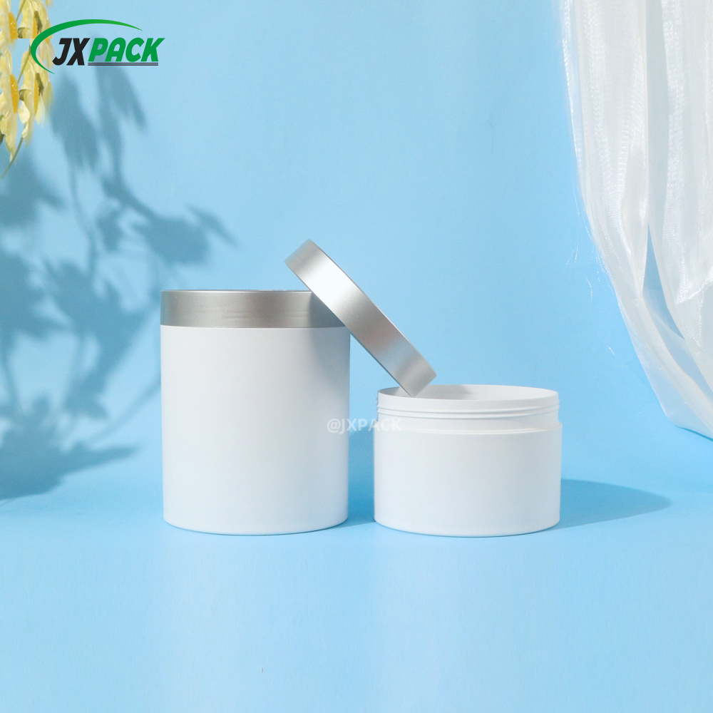 Оптовая продажа косметической упаковки для ухода за кожей, пластиковая банка для крема