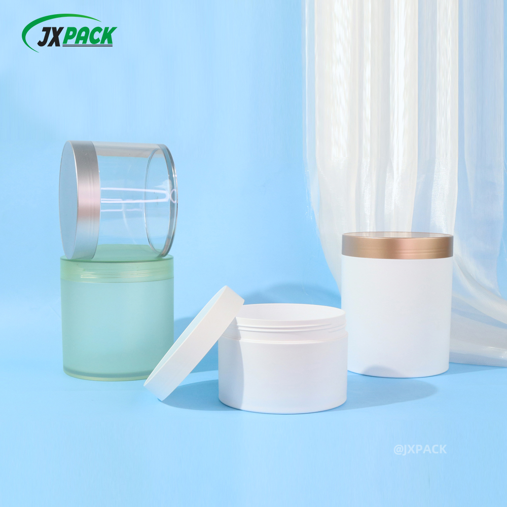 Оптовая продажа косметической упаковки для ухода за кожей, пластиковая банка для крема